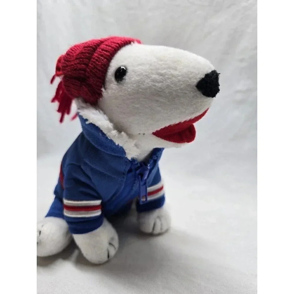 Target Bullseye Dog Winter Weather Costume Plush Stuffed Animal 8"- Read - Picture 3 of 13